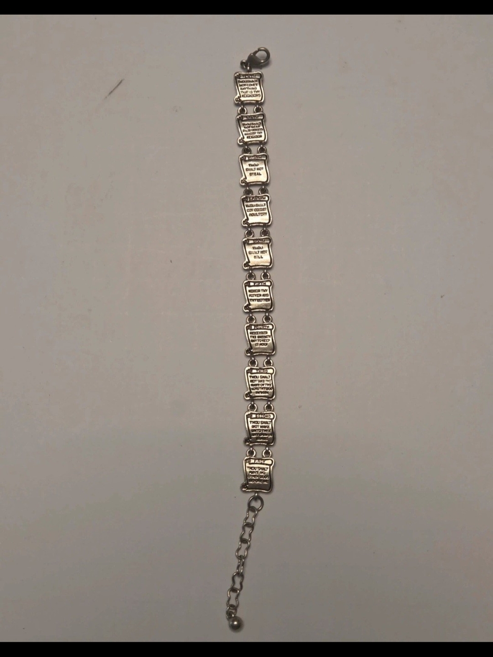 Vintage Avon 10 Commandments Bracelet